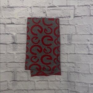 Stylish luxury Red and Gray Patterned Skarf